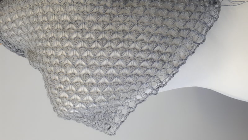 Châle tricot knitted shawl_3